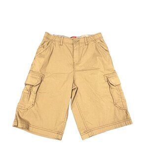 Red Camel Cargo Shorts Boys Size 18 Rimpa Tan Brown Adjustable Waist Pockets NWT